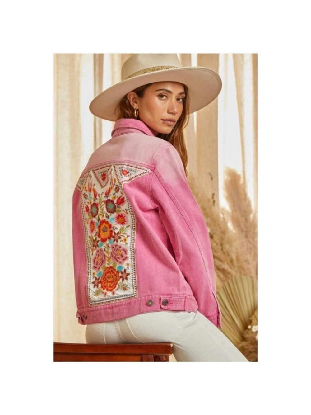 Savanna Jane NWT 2x Pink Denim Jacket